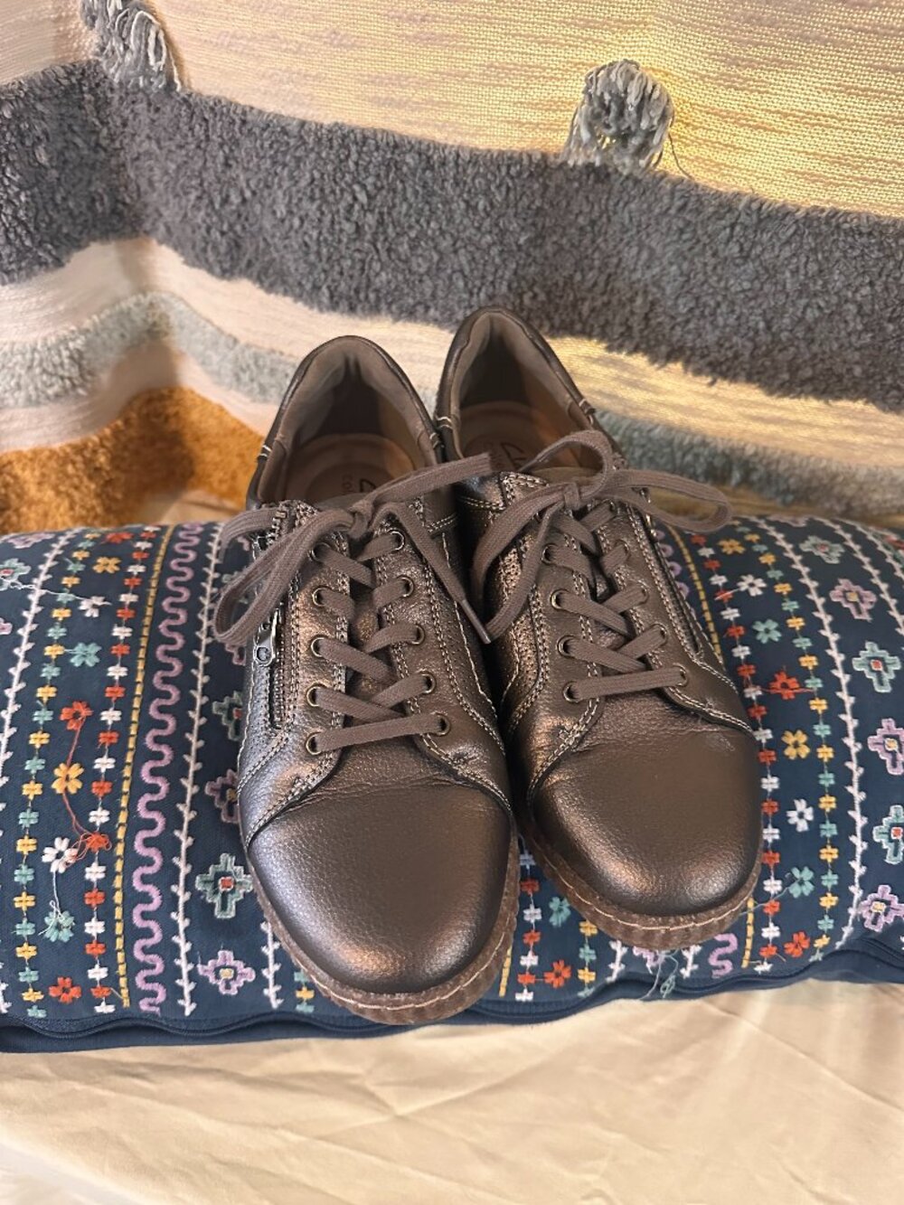 Clarks Collection Caroline Janna Casual Comfort Shoes - 9/EU 40